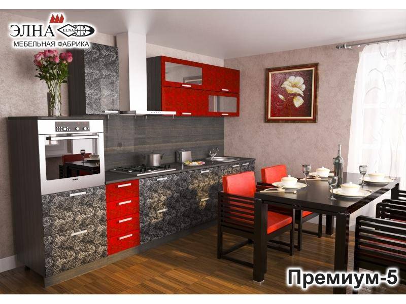 кухня прямая премиум 5 в Калининграде