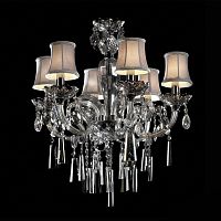 люстра md102743-6a от illuminati прозрачная/бежевая/ хром в Калининграде