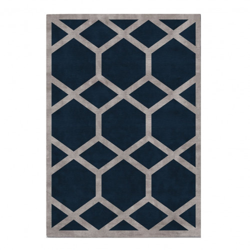 ковер ahston blue 120x170 синий в Калининграде