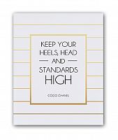 постер keep your heels а3 в Калининграде