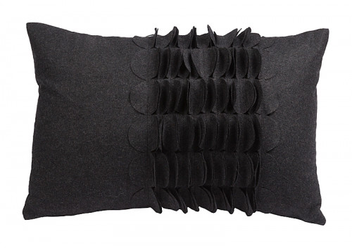 подушка с объемным узором giselle dark gray в Калининграде