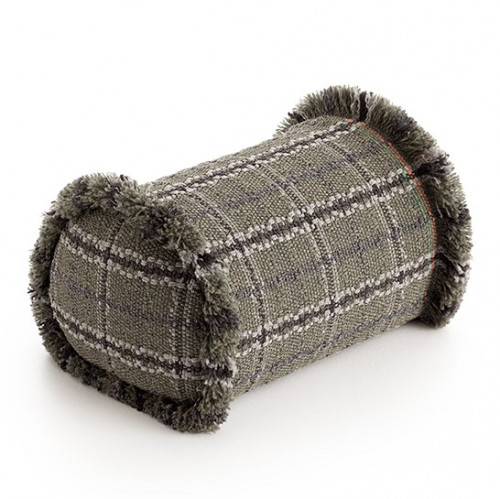 подушка большая-рол tartan green от gan в Калининграде