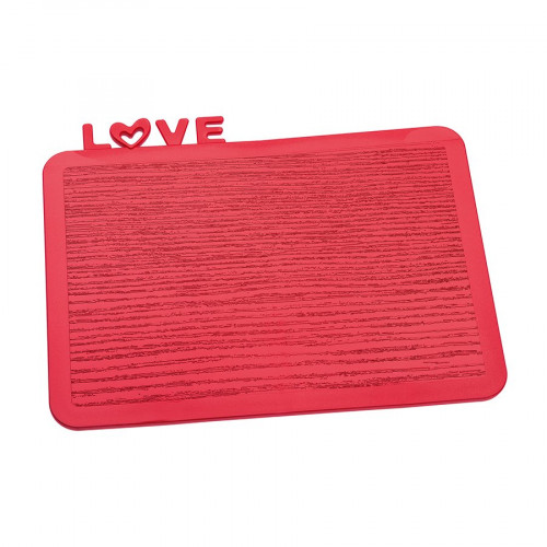 разделочная доска happy board love, красная в Калининграде