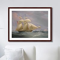 картина: the topsail schooner, 1838г. в Калининграде