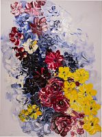 картина маслом красочные розы 90*120 см. в Калининграде