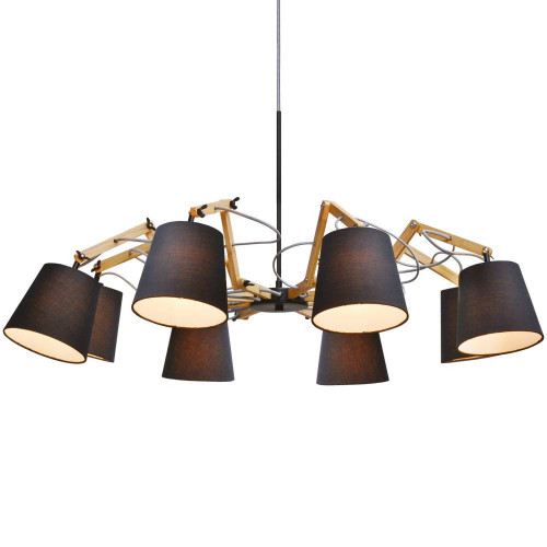 подвесная люстра arte lamp pinoccio a5700lm-8bk в Калининграде