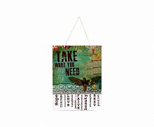 предмет декора доска желаний take what you need mint в Калининграде