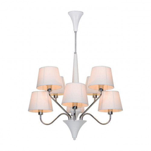 подвесная люстра arte lamp a1528lm-8wh белая в Калининграде