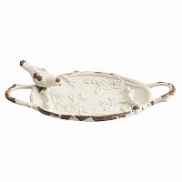 декоративное блюдо pewter dish серое в Калининграде