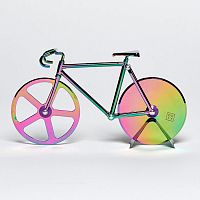 нож для пиццы из нержавеющей стали the fixie, радужный в Калининграде