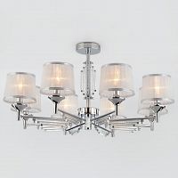 потолочная люстра eurosvet amalfi 60081/8 хром в Калининграде