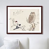картина: smart owl watching, 1793г. в Калининграде