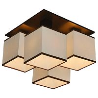 потолочная люстра arte lamp quadro a4402pl-4bk в Калининграде