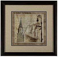 постер с паспарту в раме new york serenade в Калининграде
