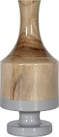 ваза настольная rustic chic wood grey в Калининграде