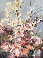 картина маслом красивые цветы 90*120 см. в Калининграде