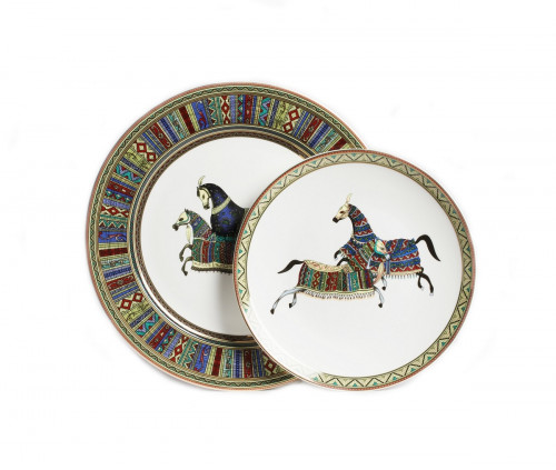 комплект тарелок antique (темная) в Калининграде