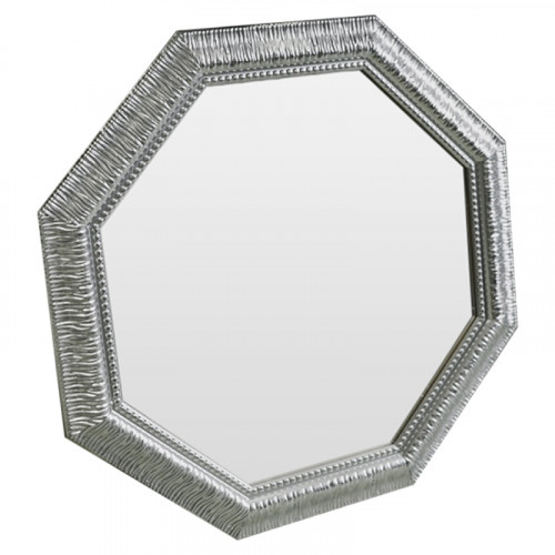 зеркало серебряное восьмиугольное с декором sparkle silver в Калининграде