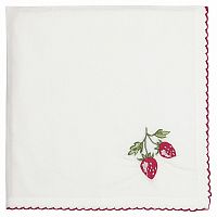 салфетка strawberry red w/embroidery в Калининграде