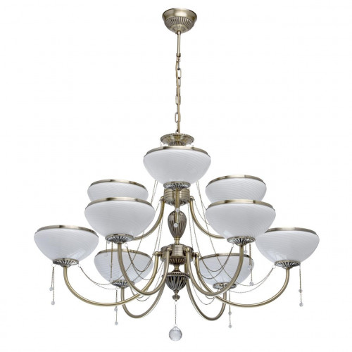 подвесная люстра mw-light фелиция 347019309 белая в Калининграде