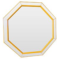 зеркало венецианское восьмиугольное желтое yellow octagon в Калининграде