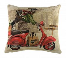 подушка с картинкой scooter dogs red в Калининграде