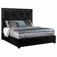 кровать двуспальная 180х200 черная petals queen в Калининграде