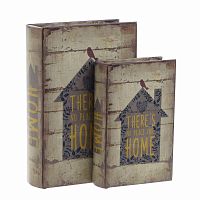 шкатулкикниги, набор из 2 шт. коричневого цвета в Калининграде