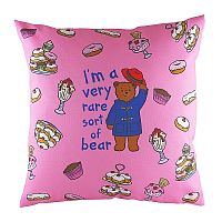 Подушка с принтом Paddington Bear Pink