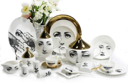 столовый сервиз пьеро форназетти golden faces в Калининграде