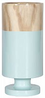 ваза настольная rustic chic tube wood blue в Калининграде