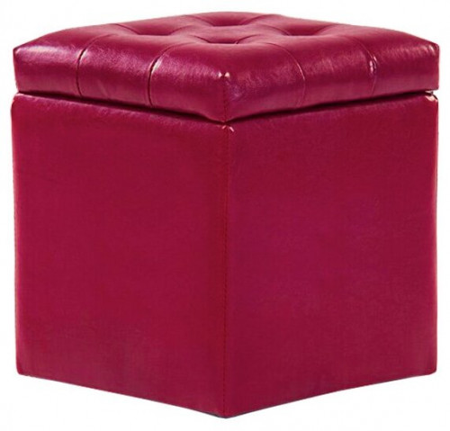 пуф шарм-дизайн шарм с ящиком красный в Калининграде