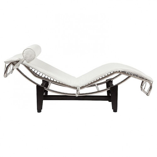 шезлонг chaise longue lc4 белый в Калининграде