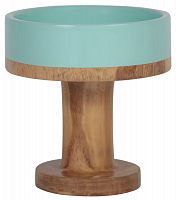 ваза настольная rustic chic bowl blue wood в Калининграде