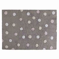 ковер tricolor polka dots серый розовый в Калининграде