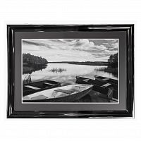 постер с паспарту в раме four boats at sunset / 1290749-1 в Калининграде
