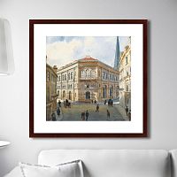 картина: view of the riga stock exchange, 1880г. в Калининграде
