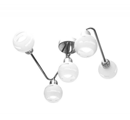 потолочная люстра idlamp agostina 361/5a-whitechrome в Калининграде