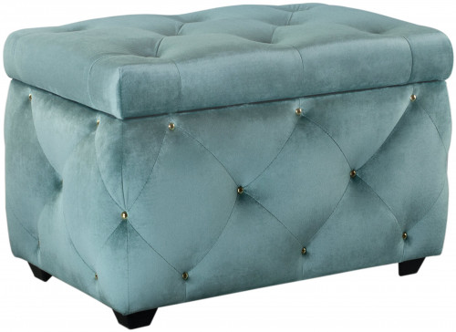 сундук leset classic-е64 велюр yd-25b бирюзовый/ножки пластик в Калининграде