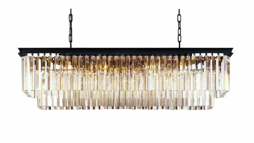 люстра odeon l120 black&glass серая, прозрачная в Калининграде