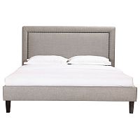 кровать двуспальная 180х200 серая laval upholstered в Калининграде