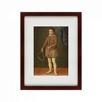 картина: portrait of a boy holding a tennis racket and ball, 1600 в Калининграде