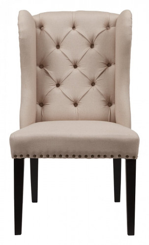 стул мягкий с ушами maison chair бежевый в Калининграде