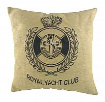 подушка с гербом королевского royal yacht club в Калининграде