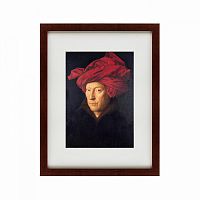 картина: portrait of a man in a chaperon (self-portrait), 1433 в Калининграде