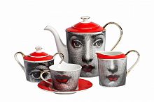 чайный сервиз faces пьеро форназетти red в Калининграде