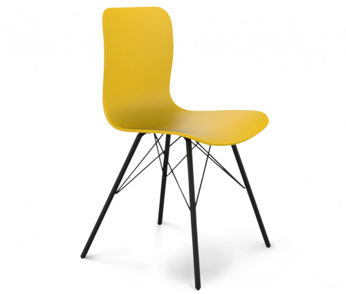стул dsr желтый s40 (eames style) в Калининграде