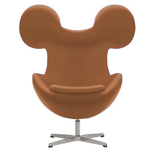 кресло egg mickey бежевое в Калининграде