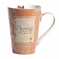 кружка cherish персикового цвета в Калининграде