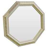 зеркало восьмиугольное бежевое с резьбой cozy beige в Калининграде